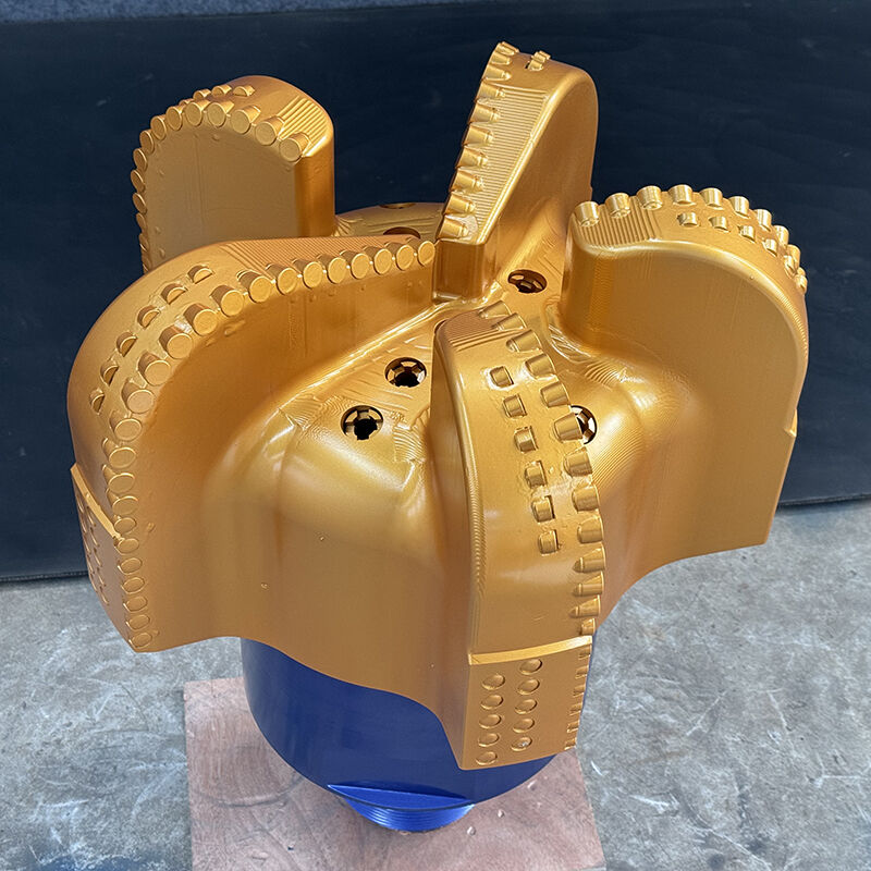 Oil Water Well 5 Blades Double Row Cutters Diamond Pdc Drilling Bit Bits For Sale
